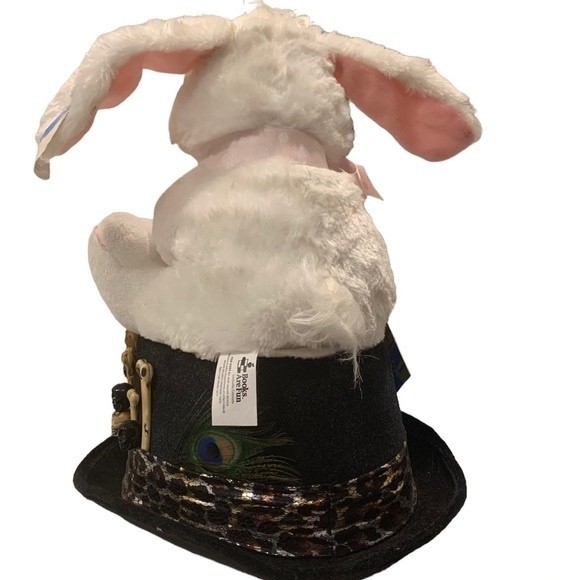 Mad Hatter hat custom one of a kind white rabbit Alice in Wonderland hatter cos - Picture 3 of 8